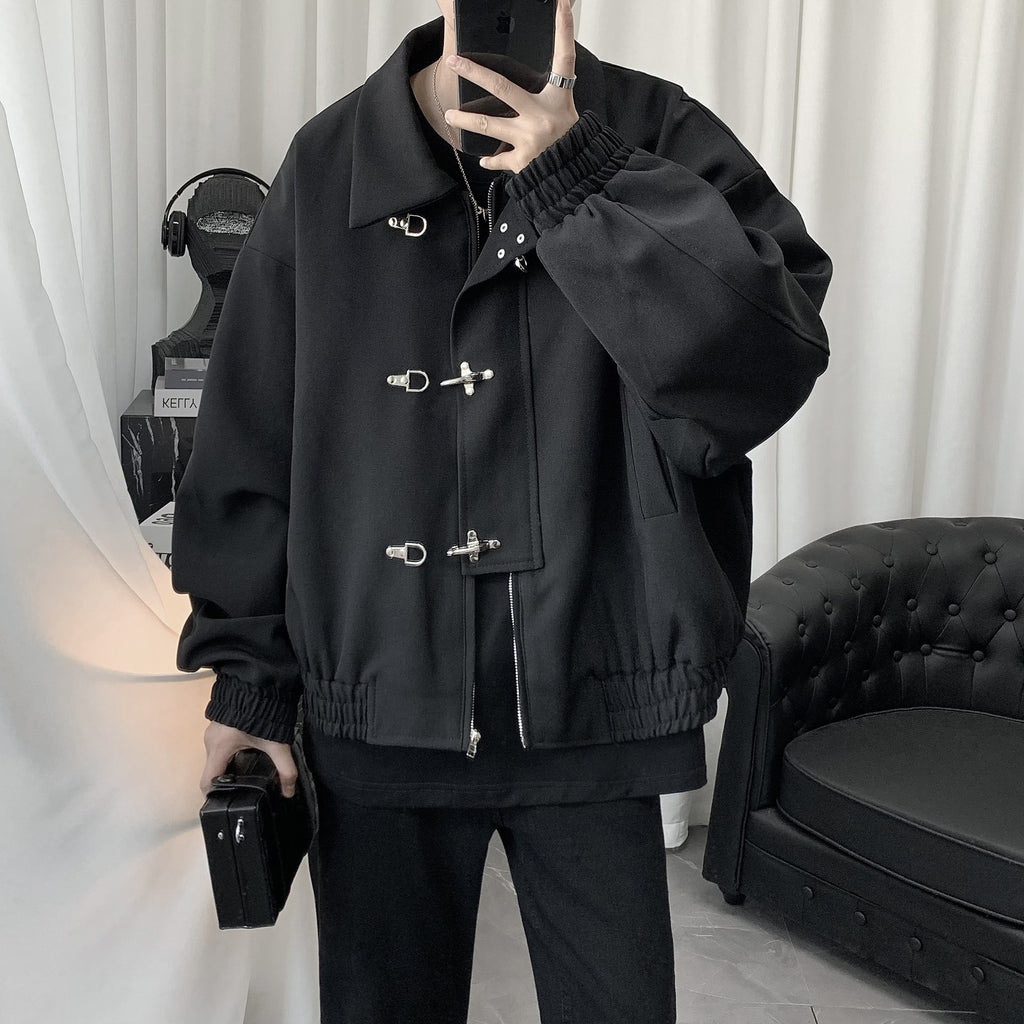 Men's 2026 New Style High-End Cool Korean Design Short Jacket Trendy Autumn Jacket Men's Fashion Clothing