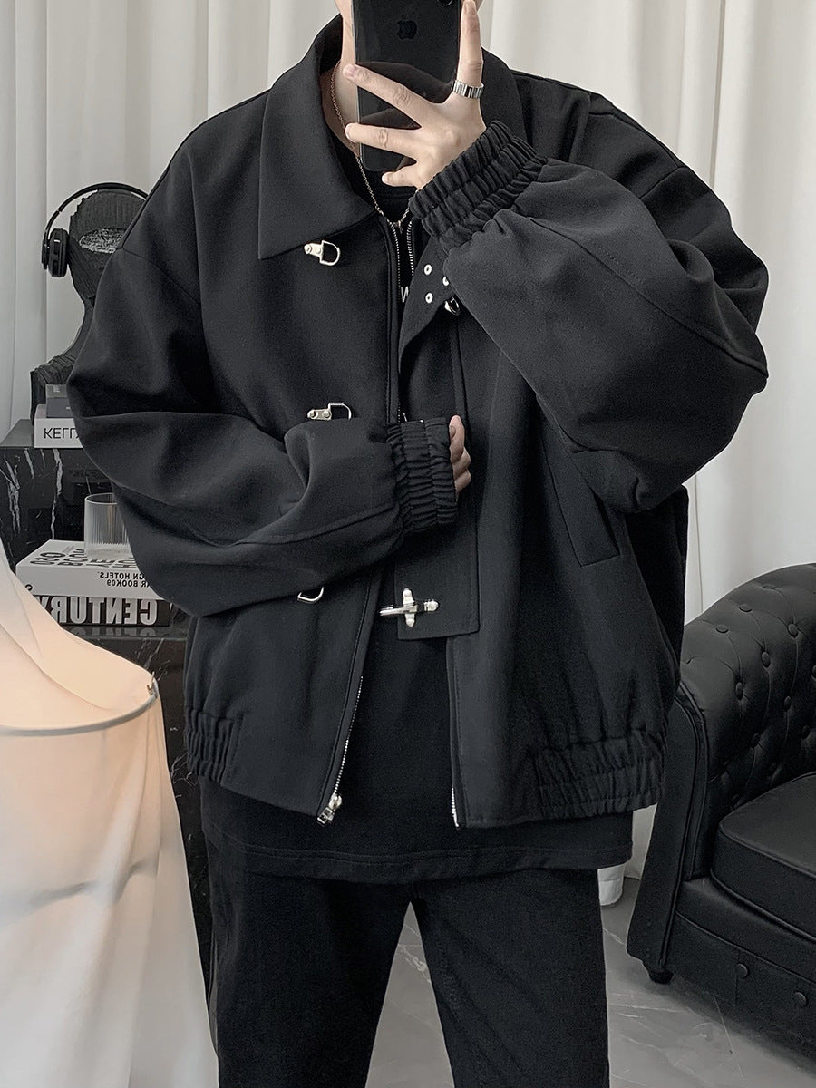 Men's 2026 New Style High-End Cool Korean Design Short Jacket Trendy Autumn Jacket Men's Fashion Clothing
