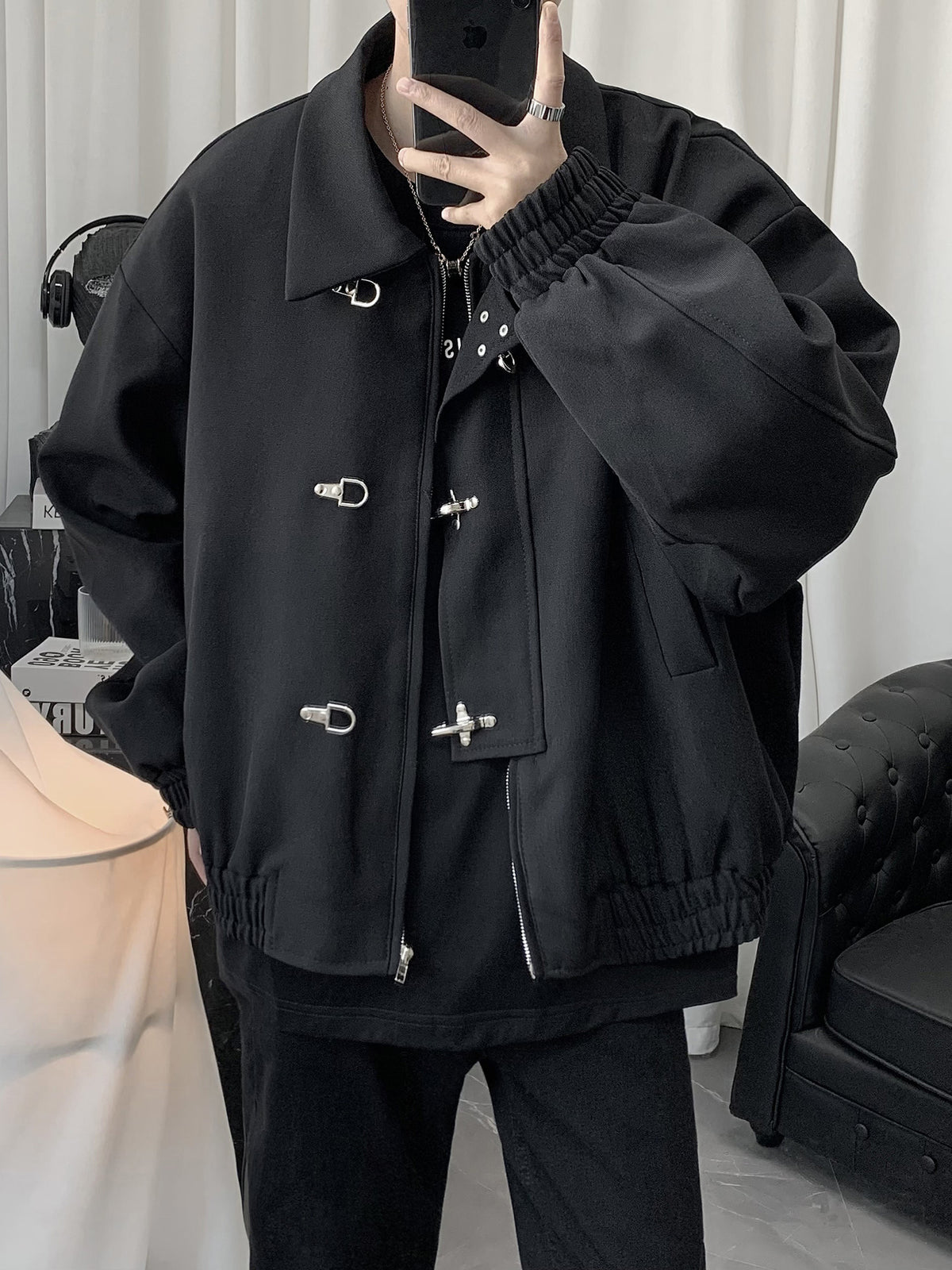 Men's 2026 New Style High-End Cool Korean Design Short Jacket Trendy Autumn Jacket Men's Fashion Clothing